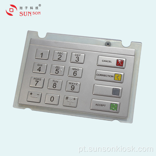 PIN pad de criptografia avançada para quiosque de pagamento